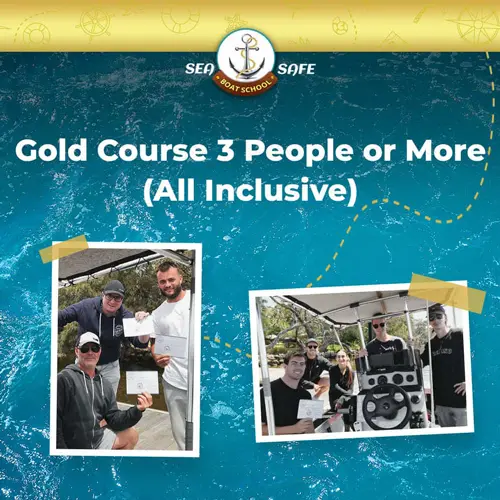 Gold Course 3 People or More - Skippers Ticket Course