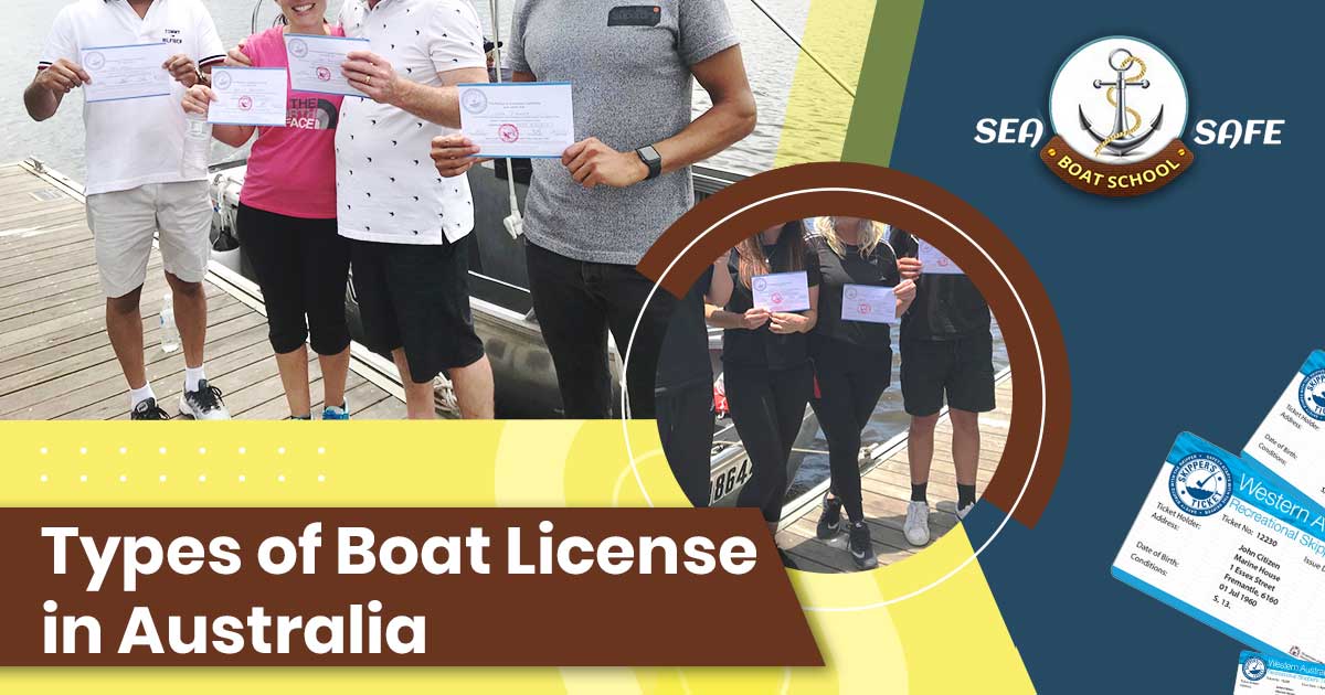 types of boat license australia